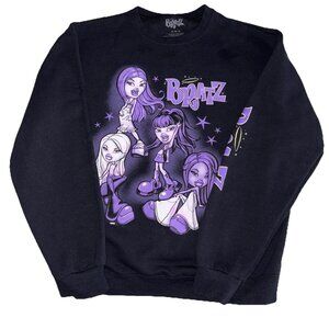 Bratz Vintage Women’s Black Graphic Sweatshirt Size M Y2K